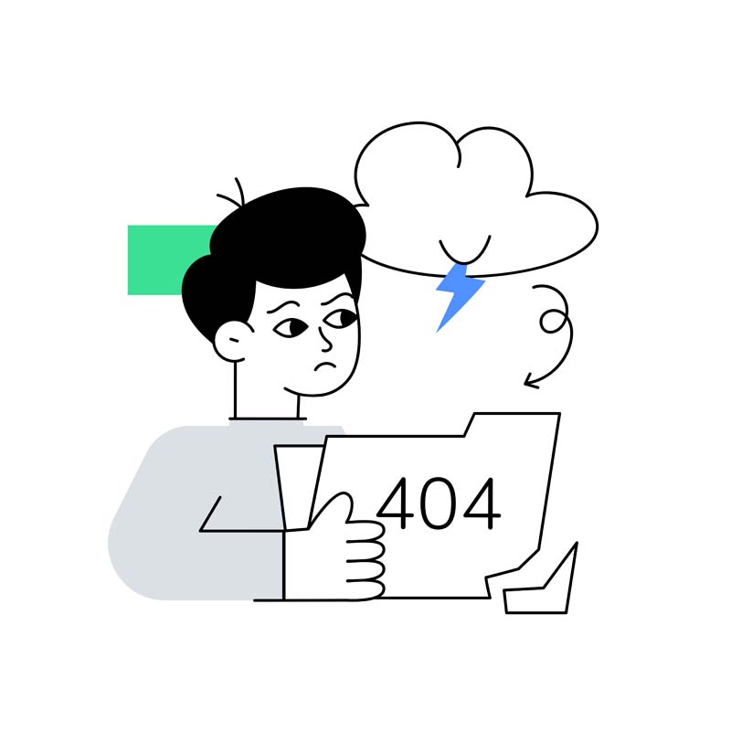 دانلود وکتور مفهومی خطای 404