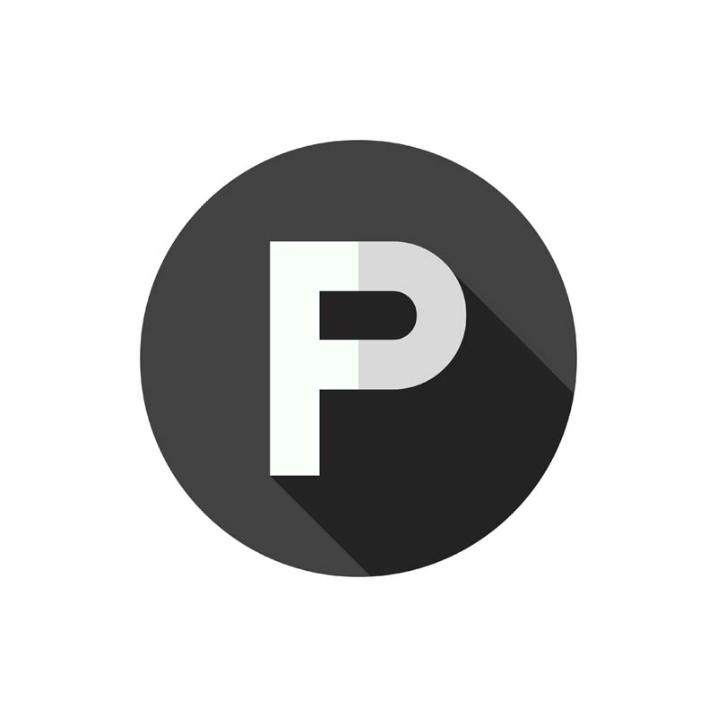 دانلود طرح آیکون حرف P