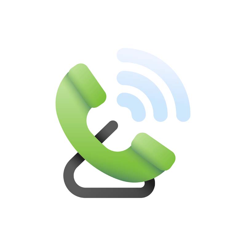 دانلود طرح آیکون تماس خروجی