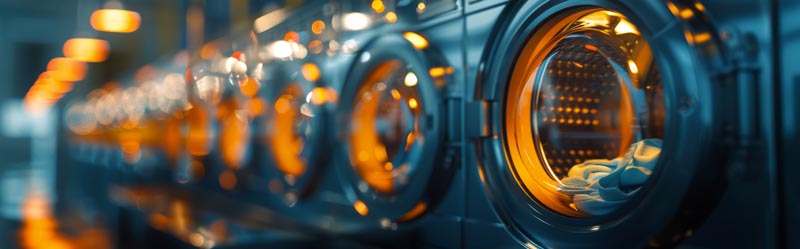 عکس با کیفیت ردیف ماشین لباسشویی