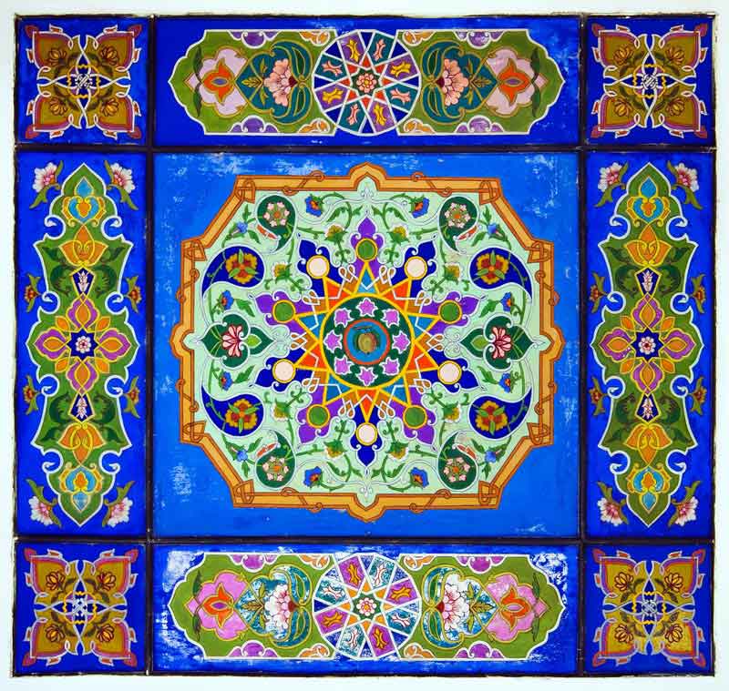 تصویر پس زمینه کاشی سنتی