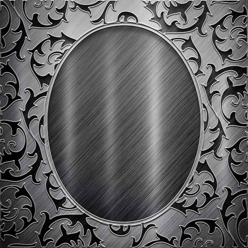 تصویر پس زمینه فلزی کادر نوشته