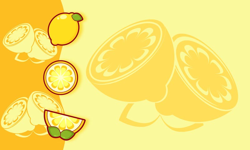 پس زمینه لایه باز لیموترش