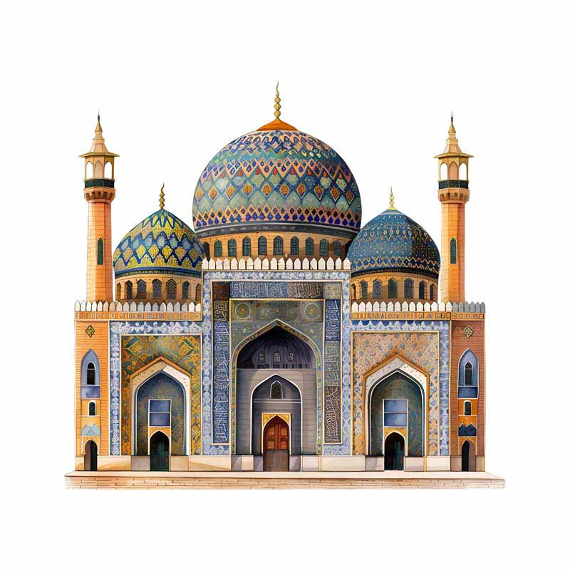 دانلود طرح مسجد کارتونی