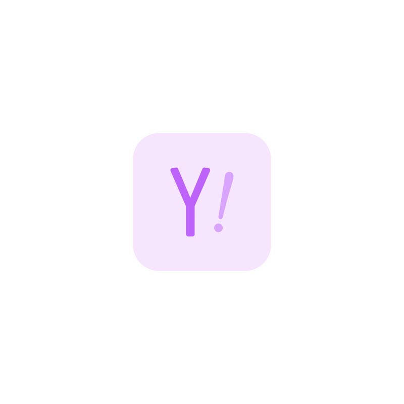 دانلود طرح آیکون yahoo