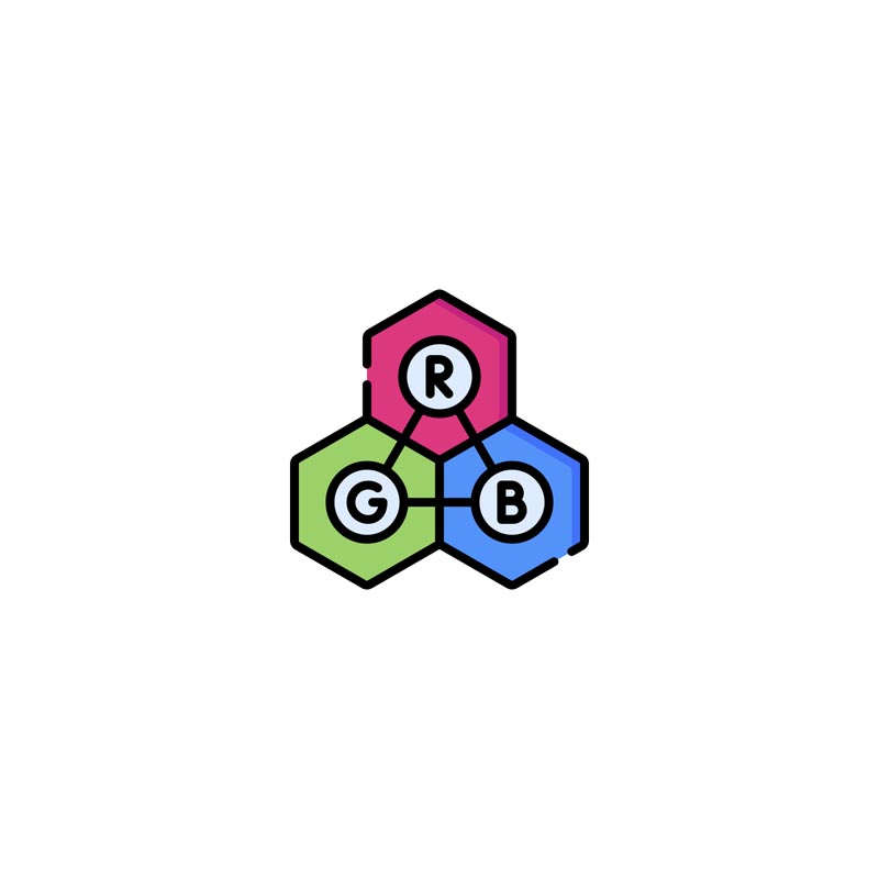 دانلود طرح آیکون RGB