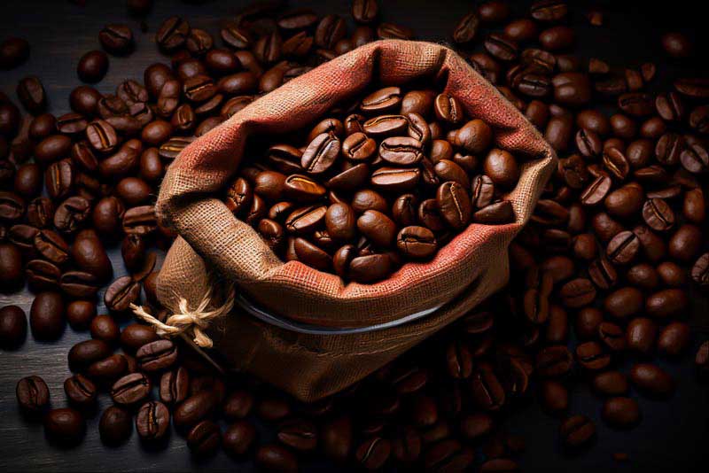 عکس زیبا از گونی کوچک قهوه