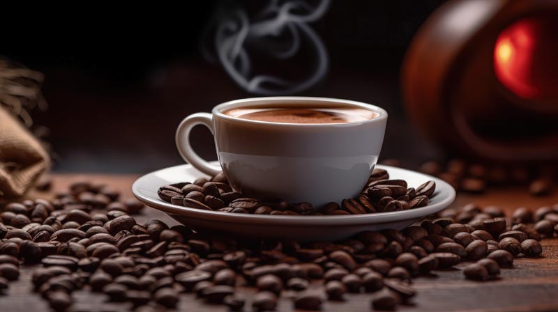 عکس زیبا از نوشیدنی قهوه داغ