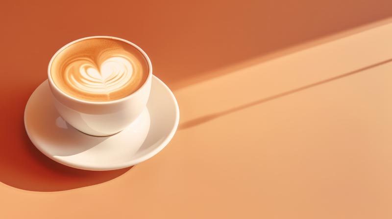 عکس زیبا از کاپوچینو خوشمزه
