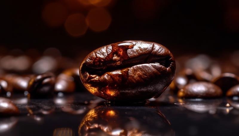 عکس زیبا از دانه قهوه