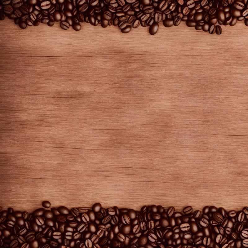 عکس زیبا از قهوه روی چوب
