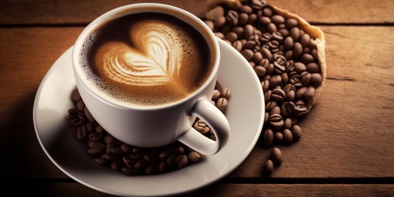عکس زیبا از کاپوچینو قلبی مخصوص