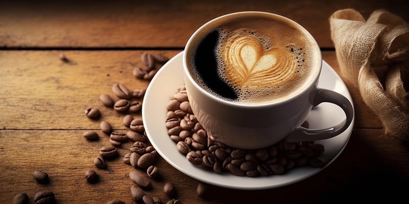 عکس زیبا از کاپوچینو قلبی خوشمزه