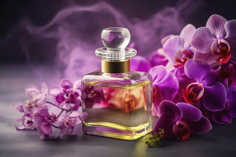 عکس لارج فرمت عطر با رایحه گل بنفش