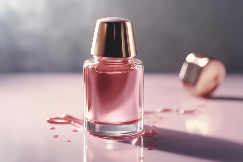 عکس لارج فرمت عطر صورتی