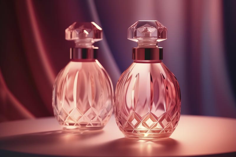 عکس لارج فرمت دو عدد شیشه عطر